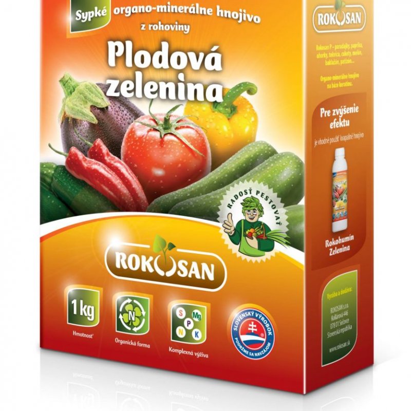 PLODOVÁ ZELENINA – SYPKÉ ORGANICKO-MINERÁLNE HNOJIVO Z ROHOVINY, 1KG
