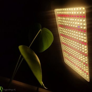 PROFI LED GROW panel pre všetky rastliny (zabudovaný samochladiaci systém), sunlight+červená, 115W, 220V