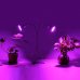 BASIC LED lampa pre rast všetkých rastlín, dvojramenná, fialová (6W) 